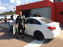 Fue positivo el primer contacto de Pacho con el Chevrolet Cruze del equipo Arana Ingenieria Sport