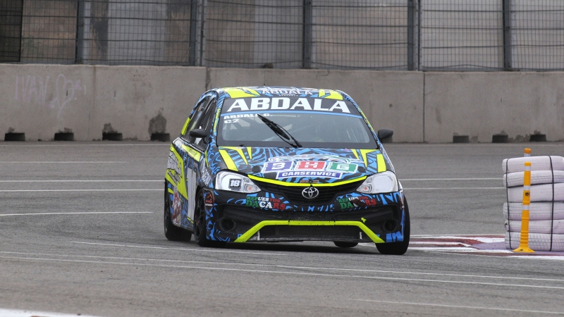 Christian Abdala mantuvo la pole position