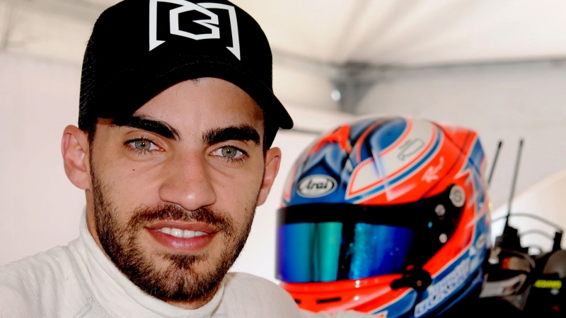 Martín Blasig, en pista luego de media temporada