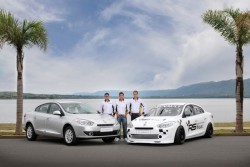 Primera aparición del Renault Fluence de TN, en pista