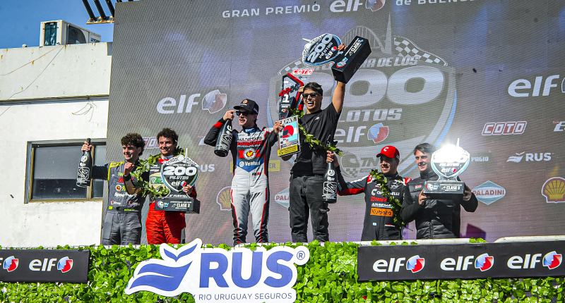 Rodrigo Lugón vence por segunda vez en Clase 3