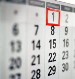 Calendario confirmado