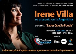 Charla motivacional de Irene Villa