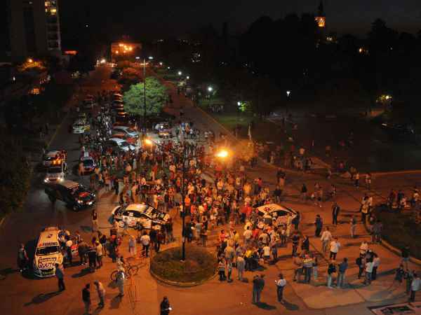 Largada simbólica en San Jorge