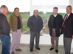 Hugo Paoletti visitó el autódromo de Junín