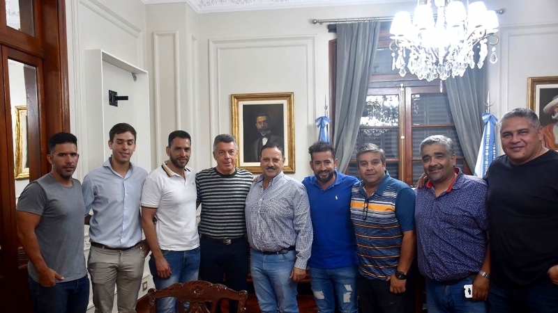 Visita de Hugo Paoletti al Autódromo Provincia de La Rioja